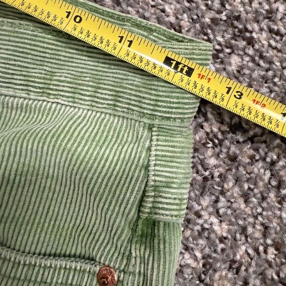 Vintage Green Mid Rise EXP Express Corduroy 90s Straight Leg Mom - Picture 7 of 10